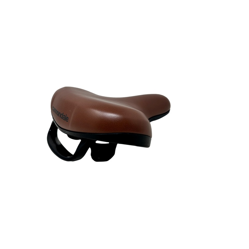 Cannondale Ultra Comfort City Bike Saddle Brown Including Seat Clamp