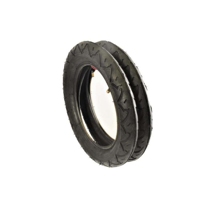 PAIR (2) STROLLER BUGGY KIDS BICYCLE HIGH QUALITY TYRES WITH INNER TUBES 12 1-2 x 2 1-4