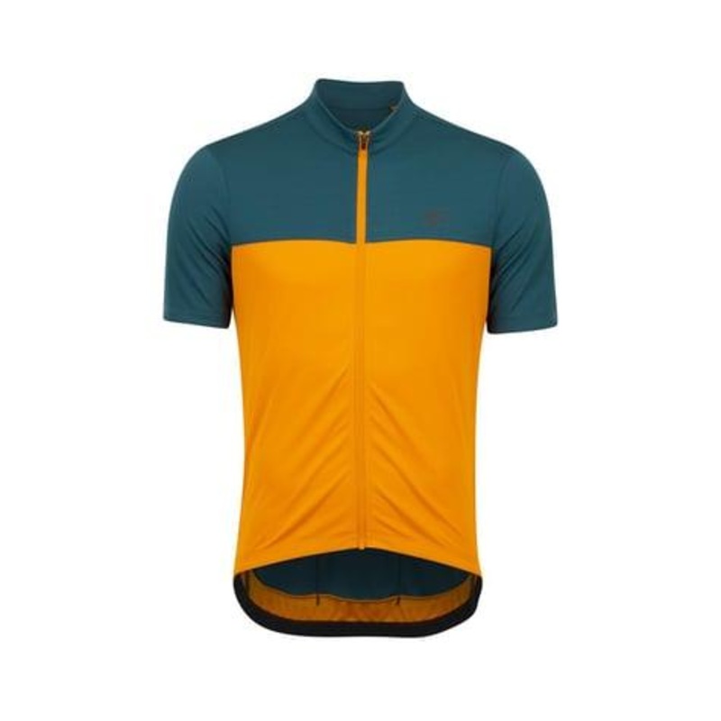 Pearl Izumi Quest Men’s Cycling Jersey (Sunfire/Dark Spruce)
