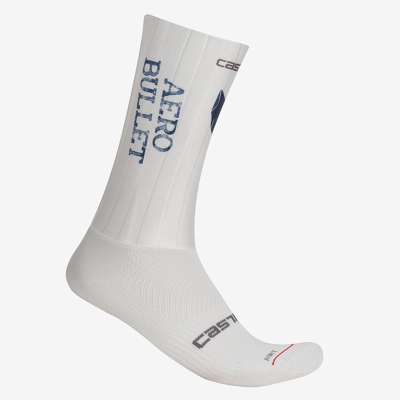 Calze Castelli Fast Feet Aero Bullet – Bianco