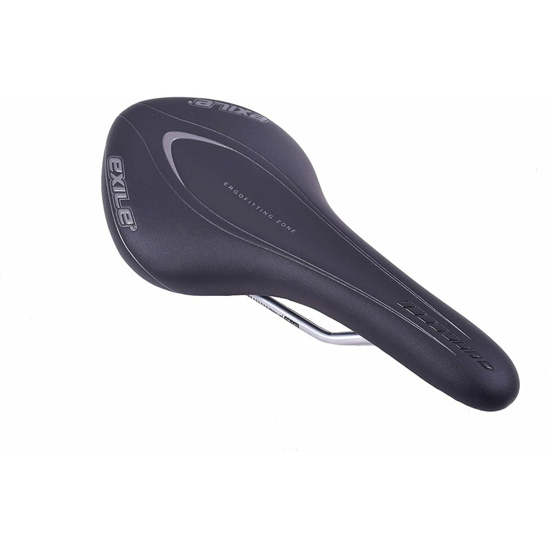 CLAUD BUTLER EXILE LIGHTWEIGHT ROAD BIKE RACING SADDLE CRO-MO COMFORT SEAT BLACK