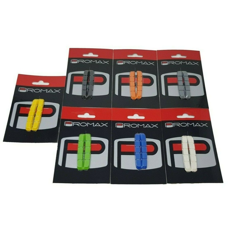 PROMAX B-1 BICYCLE REPLACEMENT BRAKE PADS 70MM PAIR 7 COLOURS FANTASTIC VALUE!