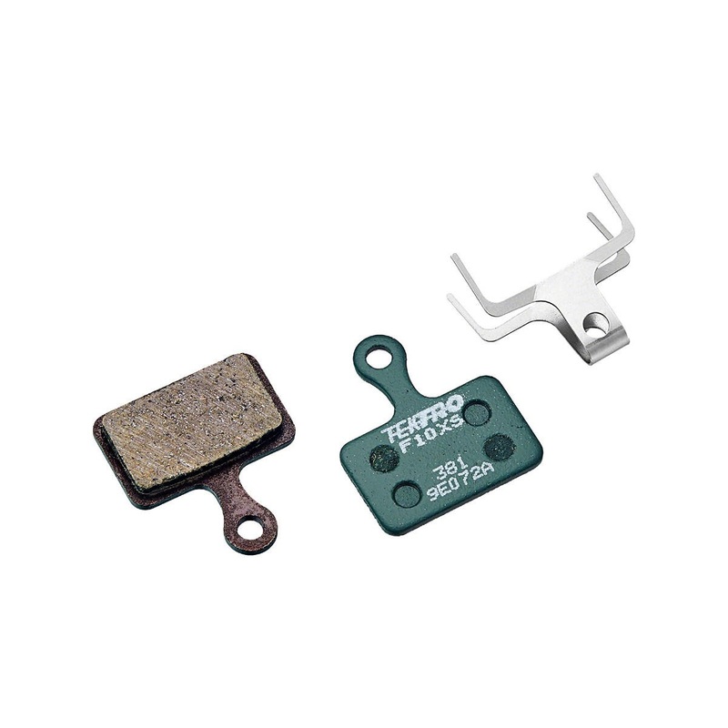 Tektro F10XS Disc Brake Pads (Low Noise Resin Compound) (For Use With Flat Mount Caliper)