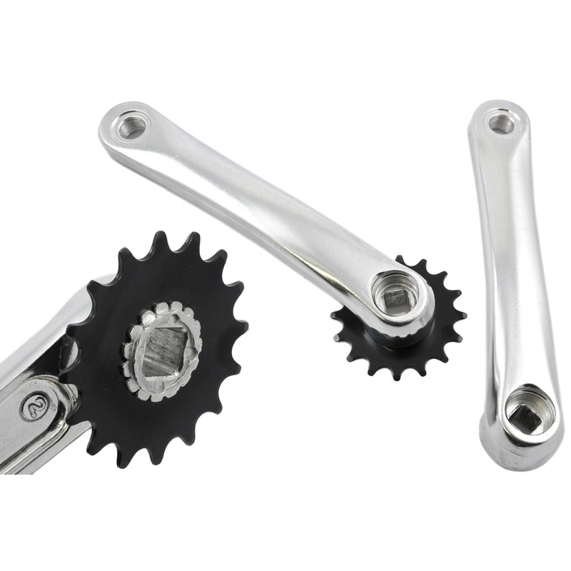 16 TEETH TRIALS BIKE TINY CHAINRING & CRANK SET ALLOY COTTERLESS IDEAL PROJECT