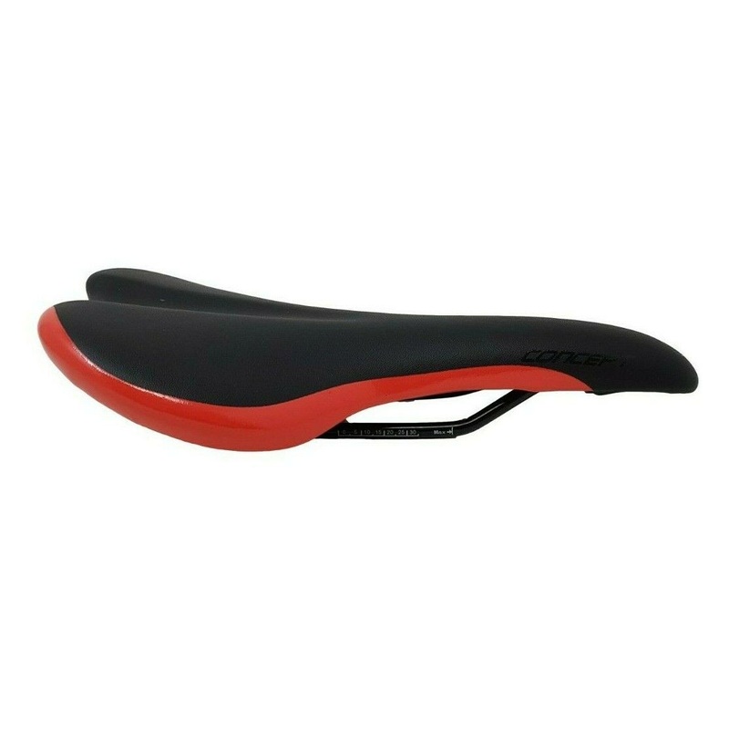 Cheap Price Road Bike Seat Concept Black & Red Lightweight Saddle 290mm X 150mm