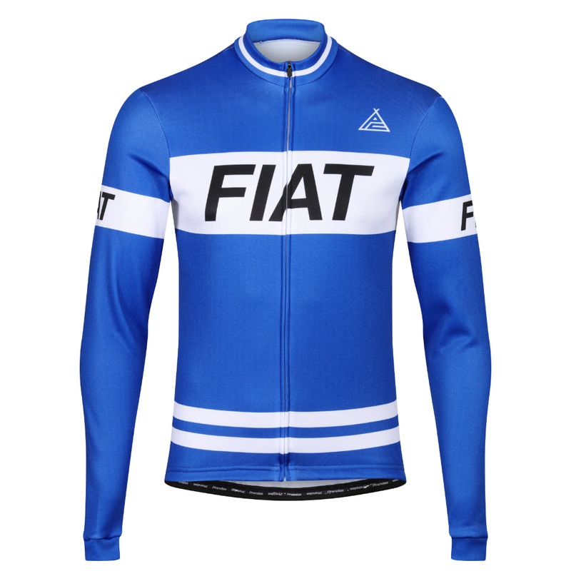 Fiat Retro Long Sleeve Jersey|XS|S|M|L|XL|XXL|3XL|4XL|5XL|6XL|7XL|8XL