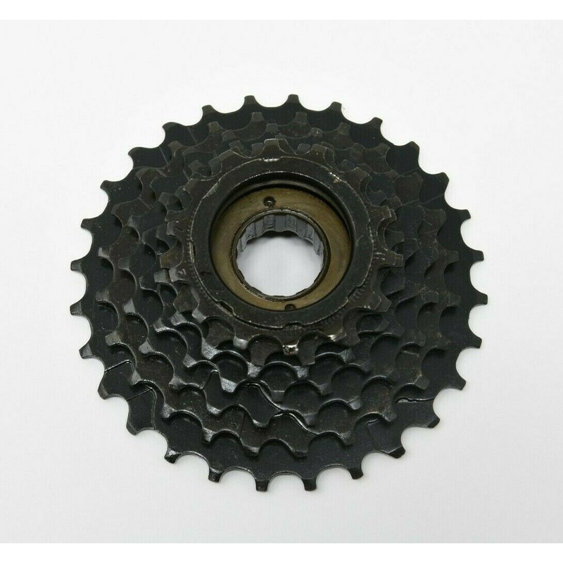 7 SPEED INDEX 14-28 FREEWHEEL BLOCK SCREW ON CASSETTE MTB,RACER BLACK