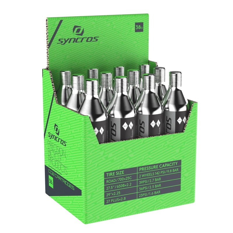 CO2 Cartridge 38g Pak-12