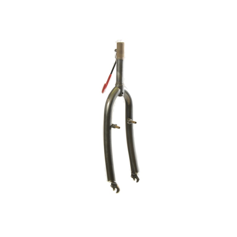 Junior MTB 24 Bike Grey Forks Rigid Steel 1 (25.4) 136mm Long Column Factory Stock