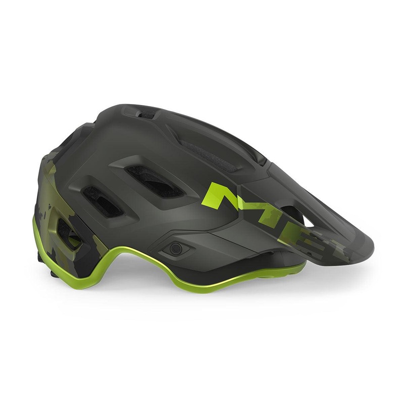 MET Roam MIPS MTB Cycling Helmet (Camo/Lime Green/Matt)