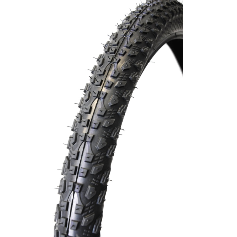 Pair (2) 27.5 x 2.10 Mountain Bike Tyres MTB Knobbly Off Road Type Tread Black