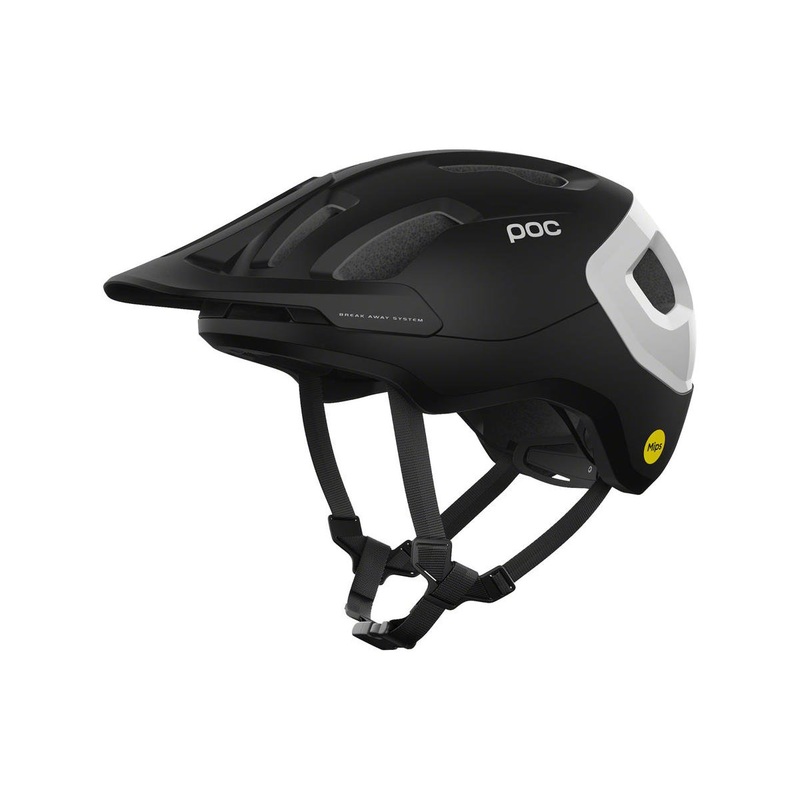 POC Axion Race MIPS Helmet (Black/White) (XS)