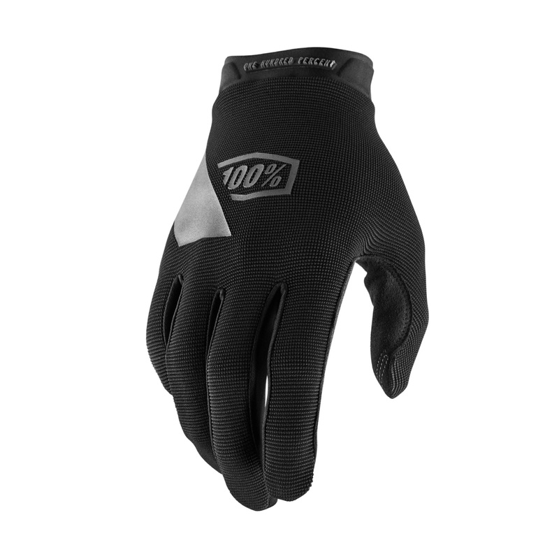 100% Ridecamp Youth Glove|Black|Red|M