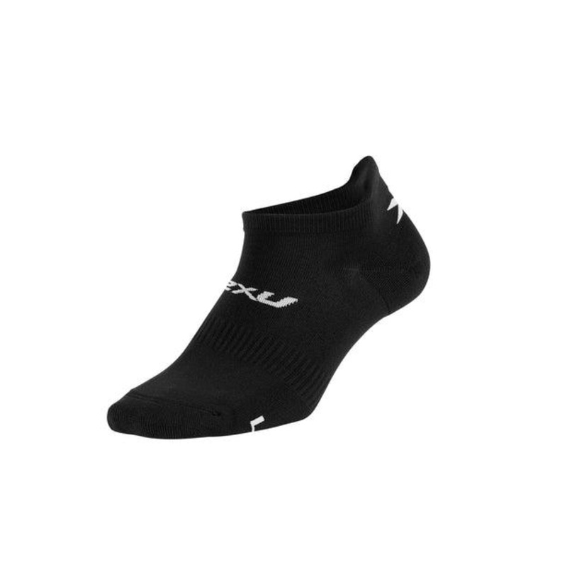 2XU UQ6551E Ankle Unisex Running Socks – Pack of 3 (Black/White)