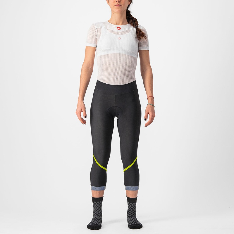 Bermuda donna Castelli Velocissima DT – Nero verde