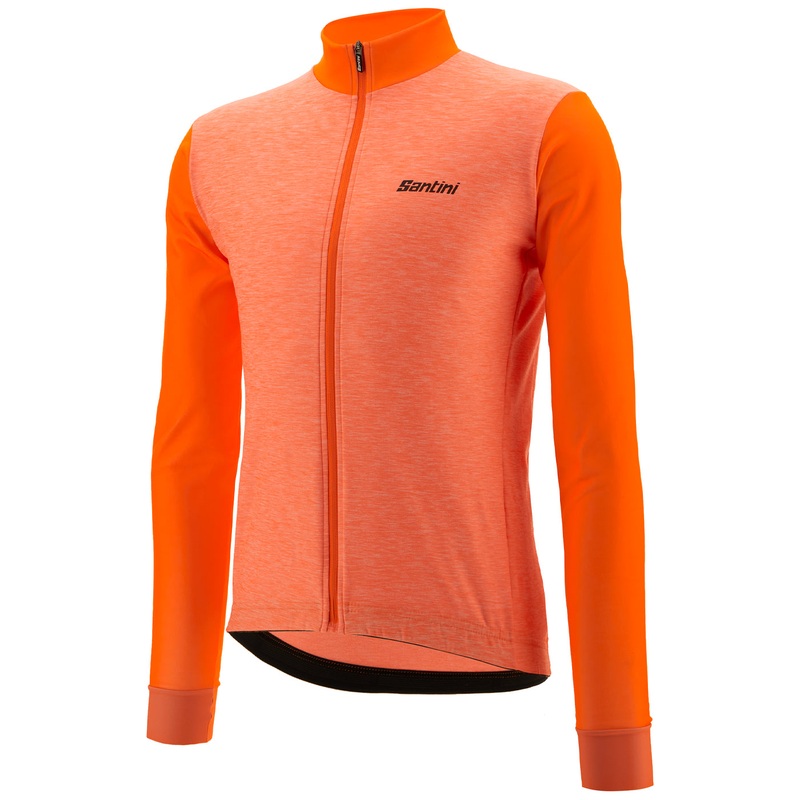 Maglia maniche lunghe Santini Colore Puro – Arancio