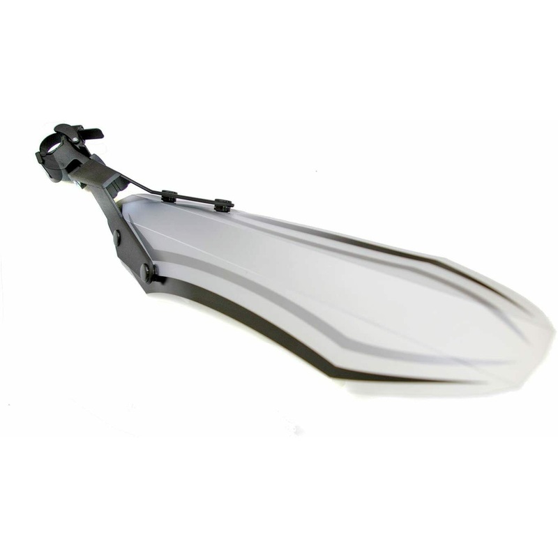 RALEIGH SUPERLIGHT BIKE REAR MUDGUARD FLAT FENDER SEAT POST FIT 20 – 29 CLEAR