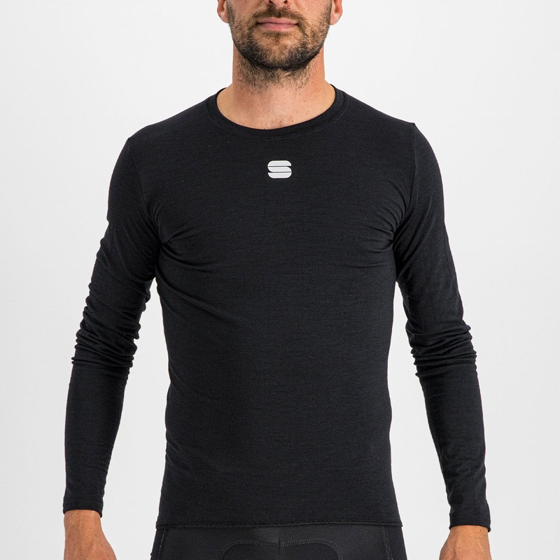 Maglia intima maniche lunghe Sportful Merino Tee – Nero