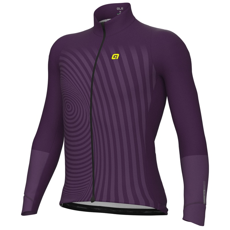 Maglia maniche lunghe Ale PRR Green Digital – Viola