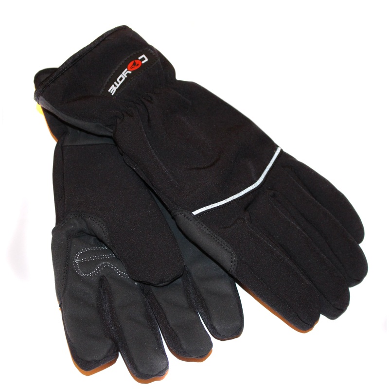 Urban Winter Gloves,cycling,walking,thick Padded Warm Black Reflective Last Few