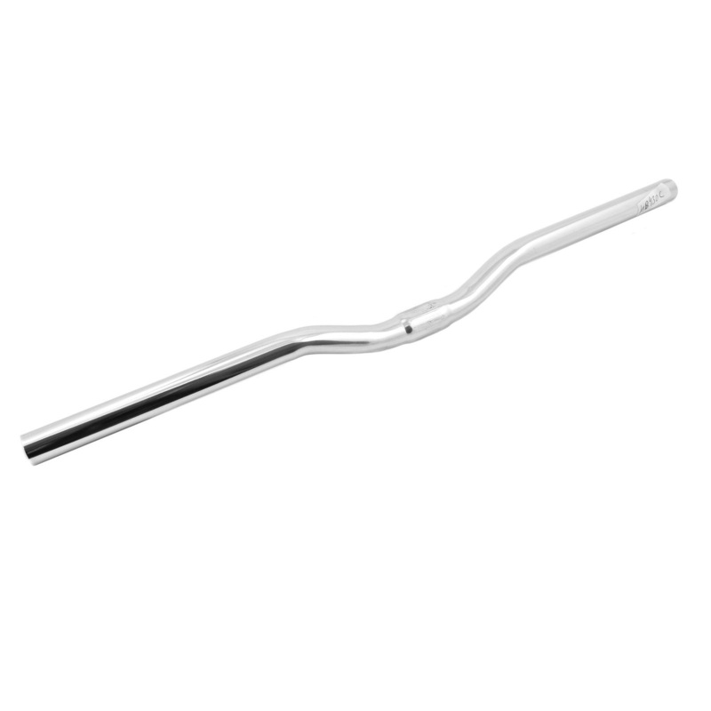 20mm RISE MOUNTAIN BIKE -TREKKING BIKE HANDLEBARS CHROME 600mm 25.4mm