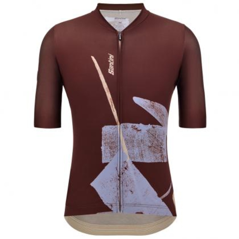 Santini Note Men’s Cycling Jersey (Chocolate)
