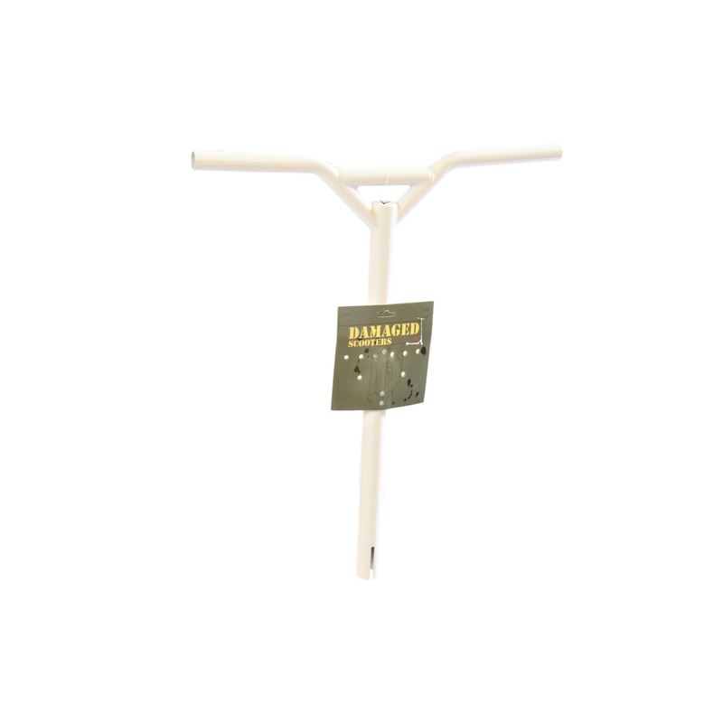 Top Brand Damaged Scooter Cro-mo Yeh Yeh Style BMX Freestyle Handlebars White