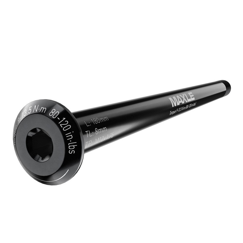 SRAM Axle Maxle Stealth Rear|Black|LENGTH 174MM, THREAD LENGTH 16MM, THREAD PITCH M12X1.0|LENGTH 180MM, THREAD LENGTH 13MM, THREAD PITCH M12X1.0