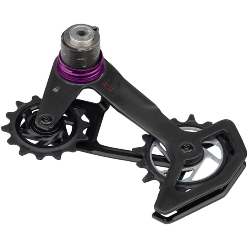 SRAM REAR DERAILLEUR CAGE ASSEMBLY KIT T-TYPE EAGLE AXS (FULL REPLACEMENT CAGE ASSEMBLY INCLUDING OUTER AND INNER CAGES, DAMPER AND PULLEYS)