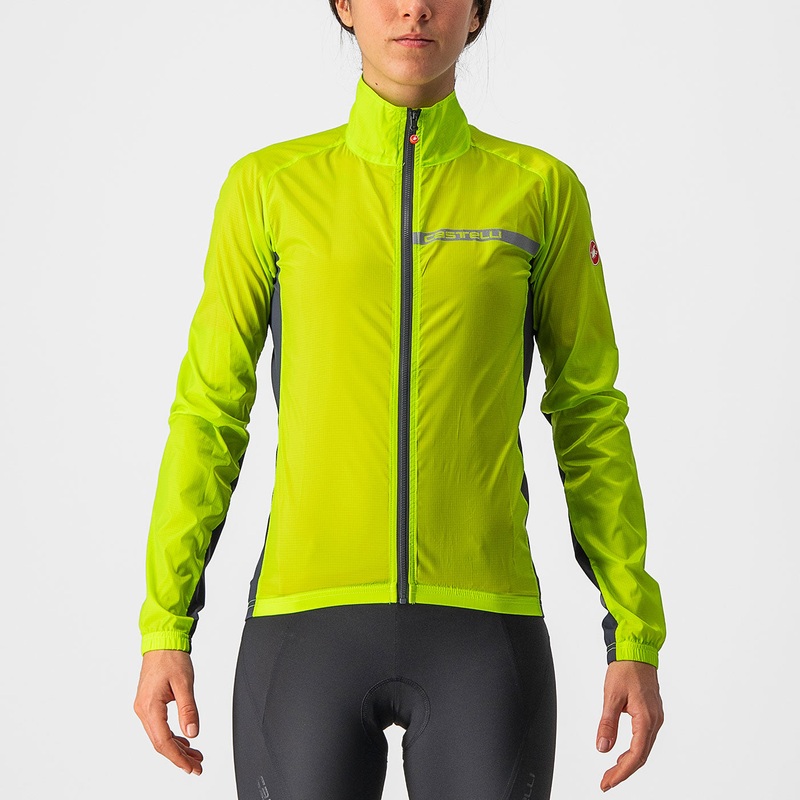 Mantellina donna Castelli Squadra Stretch – Verde