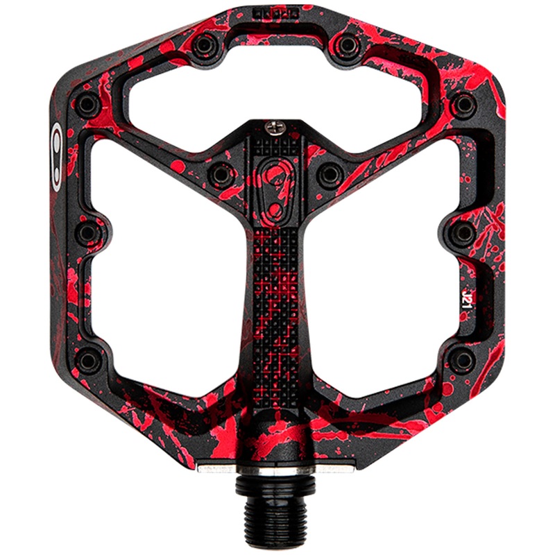Pedali Crank Brothers Stamp 7 Splatter Small – Nero rosso