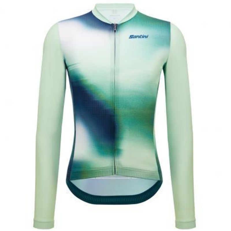 Santini Ombra Eco Sleek Men’s Cycling Jersey (Green)
