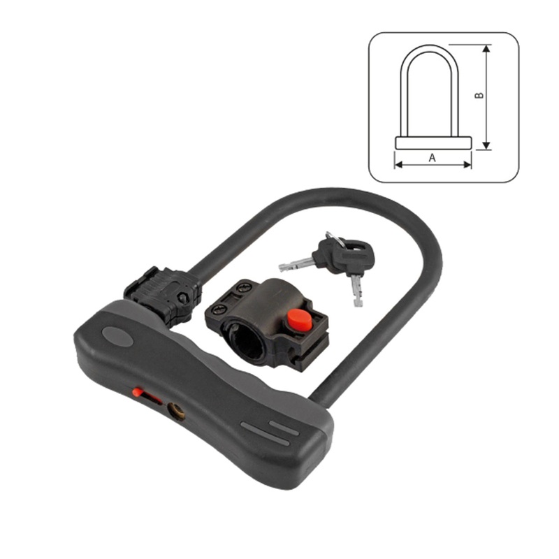Lucchetto Wag U-LOCK 12 Large – Nero