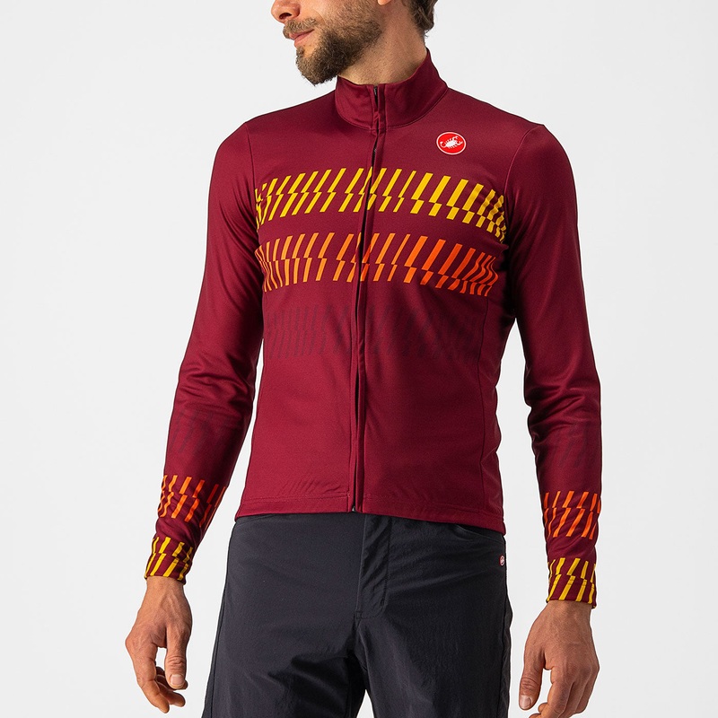 Maglia maniche lunghe Castelli Unlimited Thermal – Bordeaux