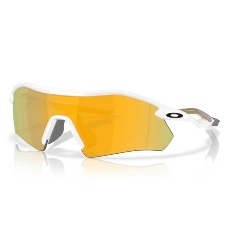 Occhiali Oakley Radar Plate – Polished White Prizm 24k Polarized