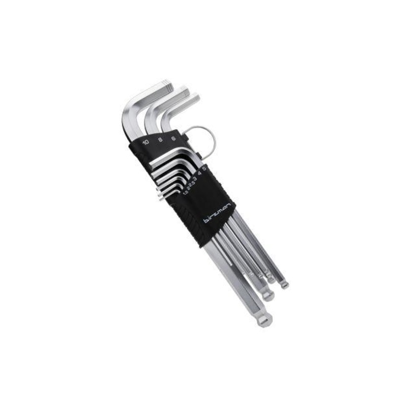 Birzman Long Arm Ball Point Hex Key Set (9 Pcs)