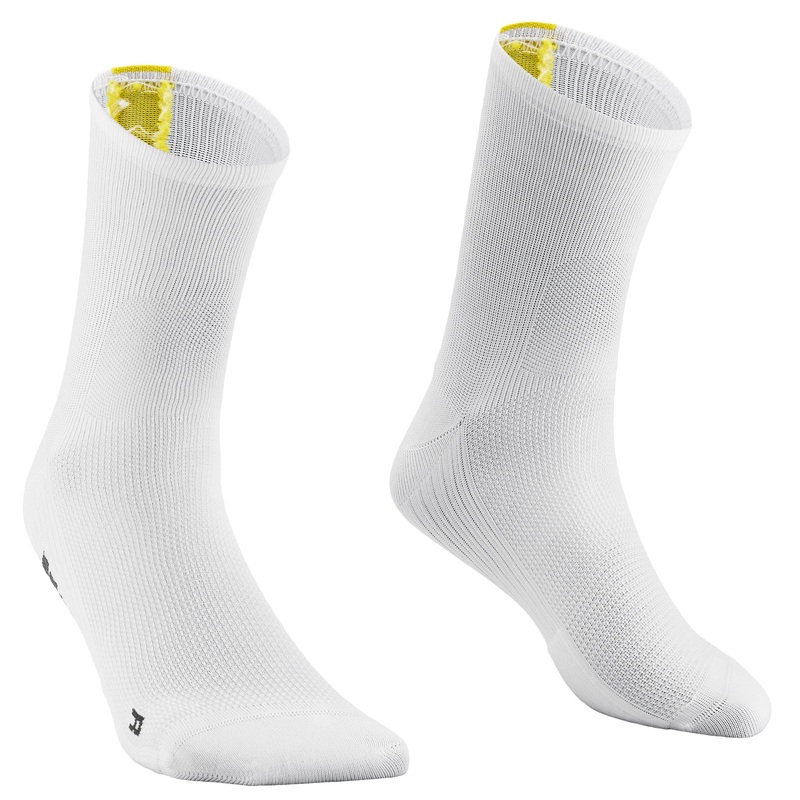 Calze Mavic Essential Mid – Bianco giallo