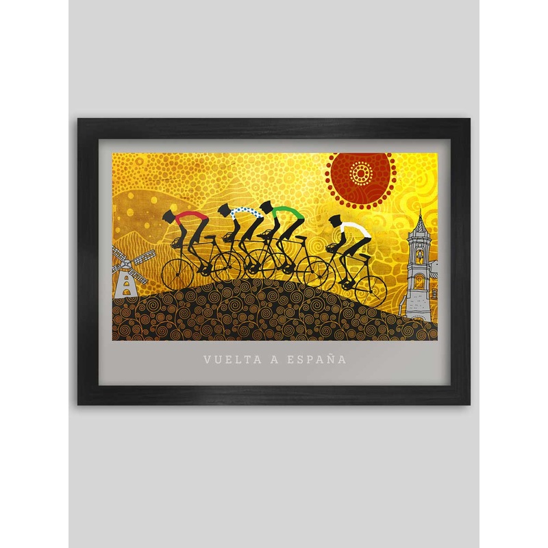 Vuelta a Espaa, La Mancha – Cycling Poster Print