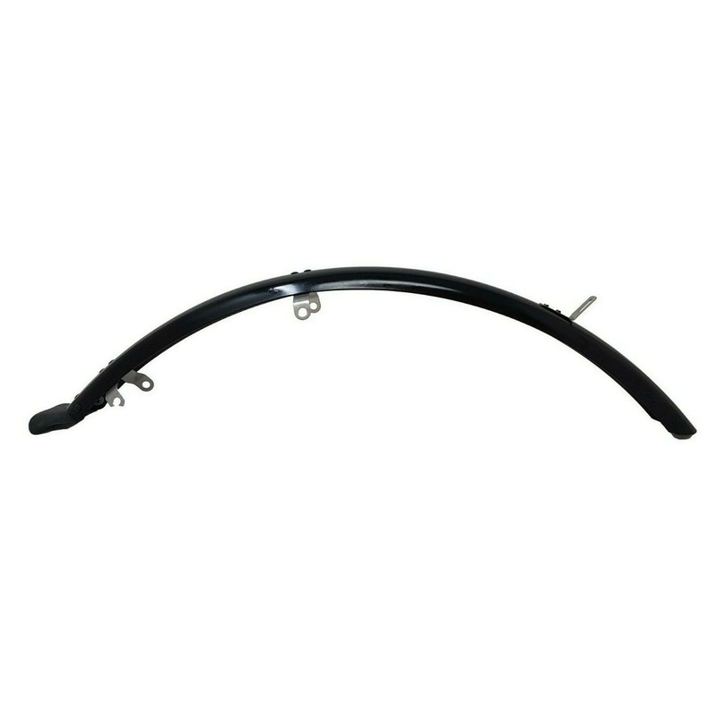 26 X 60mm Full Length Front Plastic Mudguard Black For MTB / City Bikes