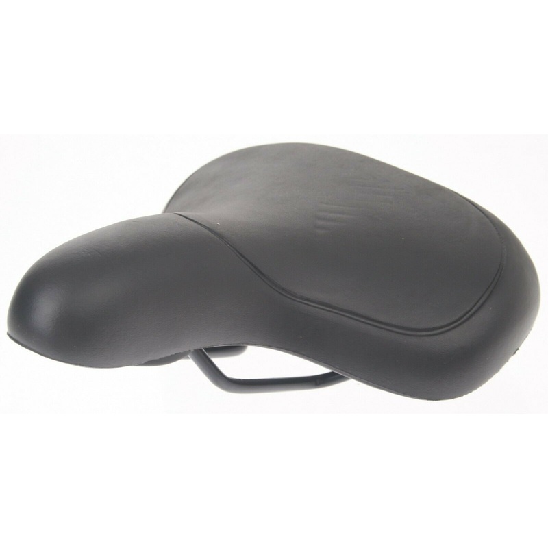 Black Super Comfort Wide Eva Soft Padded Bicycle Saddle Ladies – Men’s Bike Seat