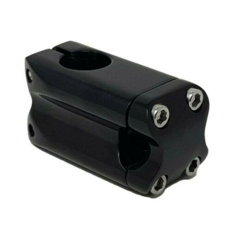 25.4mm Bmx Ahead 4 Bolt Alloy A-head Handlebar Stem Black Fits 22.2mm Handlebars