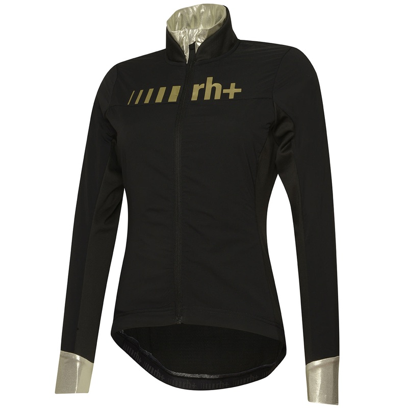 Giacca donna Rh+ Logo Alfa Padded – Nero oro