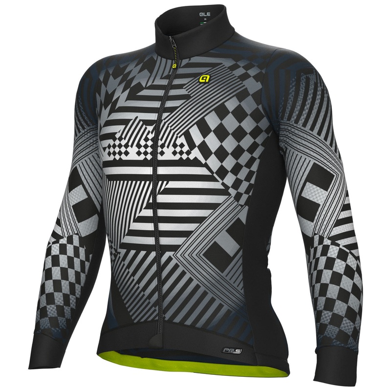 Maglia maniche lunghe Ale PR-S Checker – Grigio