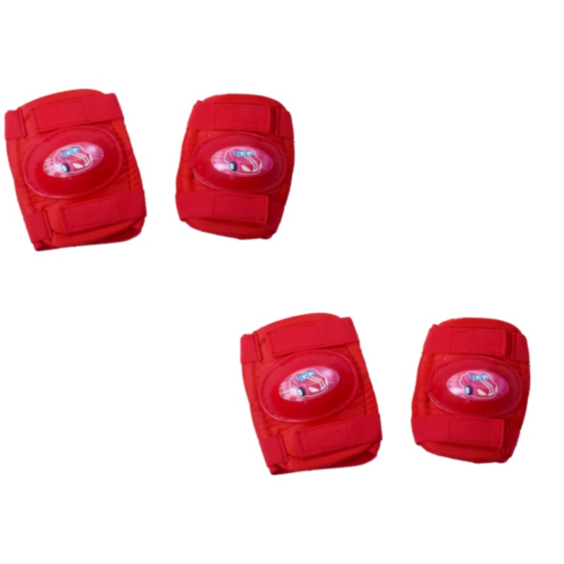 Oxford Little Racers Red Knee & Elbow Kids Protective Safety Pads Bike-Skate