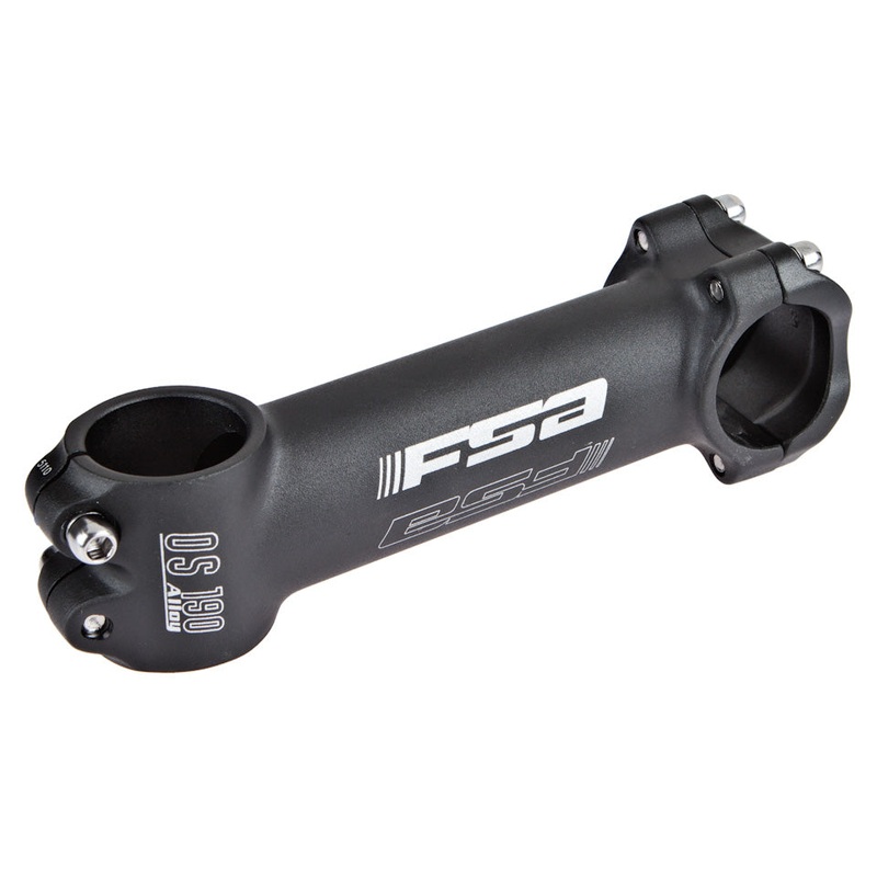 FSA OS 190 A-HEAD 28.6mm (1 1-8) HANDLEBAR STEM 120mm REACH,6 DEGREE RISE BLACK