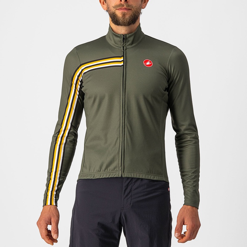 Maglia maniche lunghe Castelli Unlimited Thermal – Verde