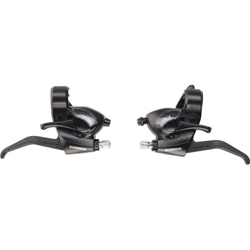 Shimano ST-EF41 Brake/Shift Levers (Black) (Pair) (3 x 7 Speed)