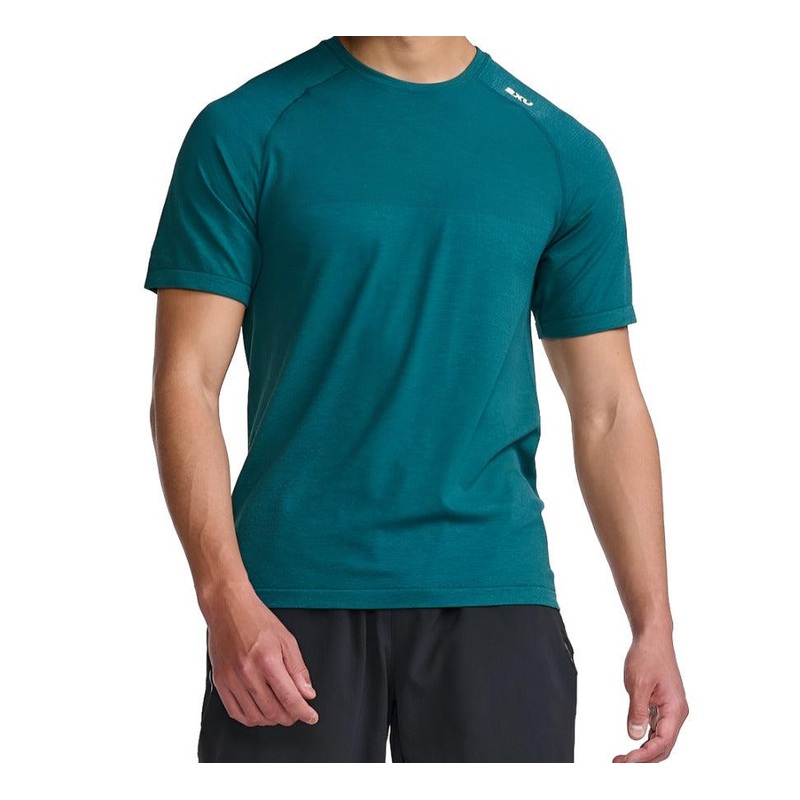 2XU Motion Tech Tee Men’s Running T-Shirt (Raft/Pine)