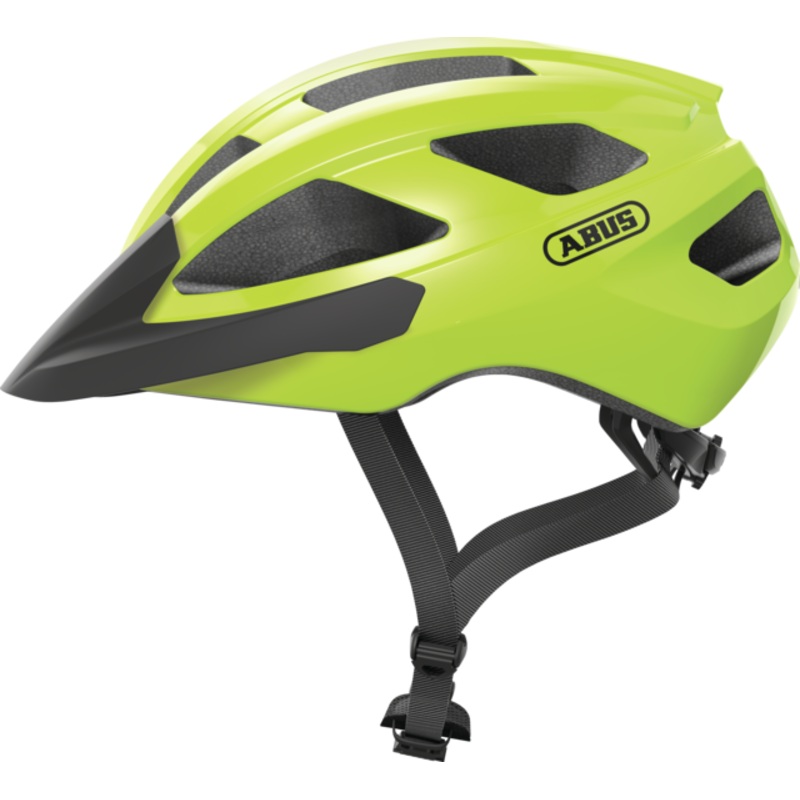 Abus Macator MIPS Road Cycling Helmet (Signal Yellow)