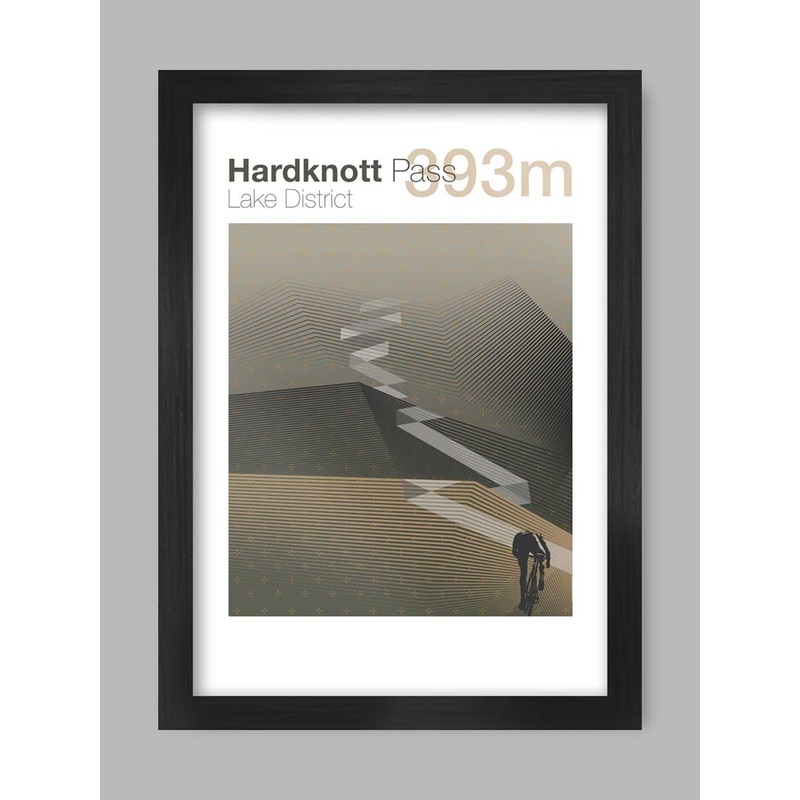 Cycling Climbs Poster Print – Hardknott Pass